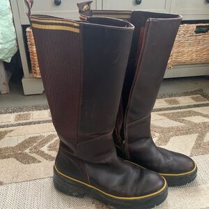 Timberland Brown and Yellow Winter Boots